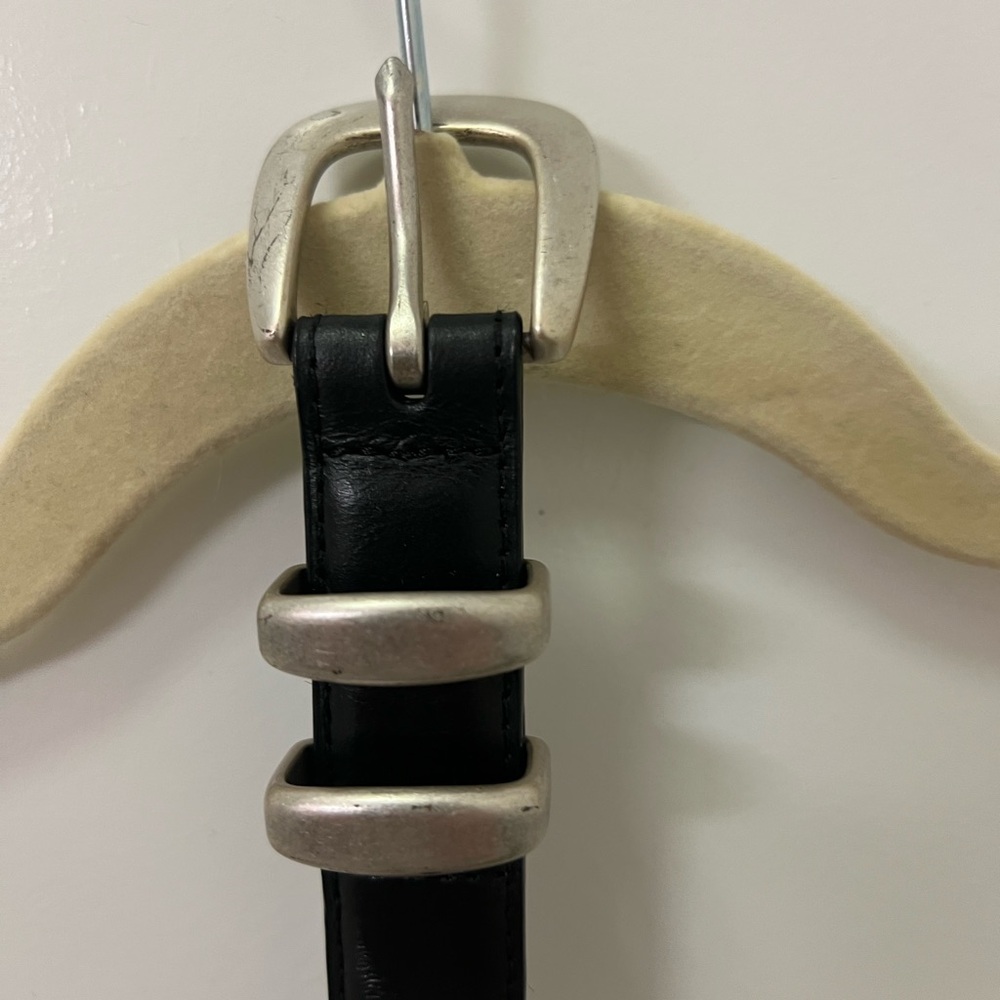 Aritzia Legendary Solid Brass Leather Belt